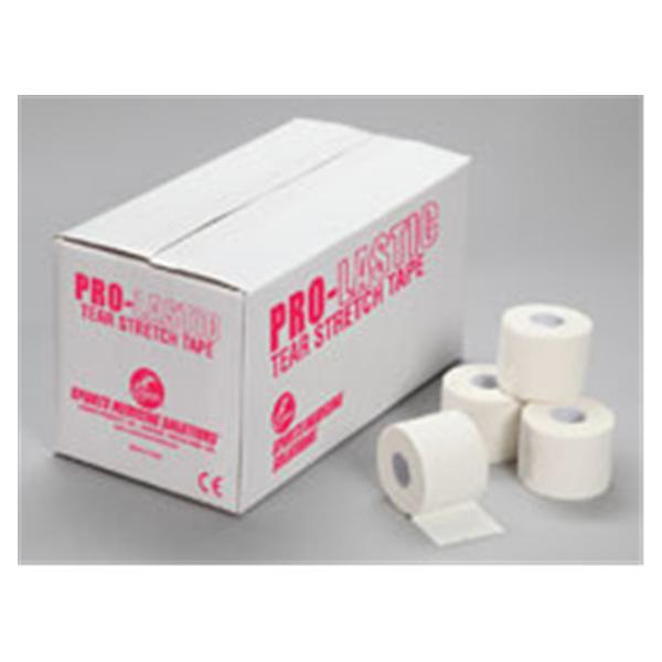 Cramer Products Tape Athletic Pro-Lastic Cotton 3"X7.5Yd Adhesive White 16/Case - 283006