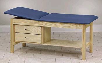 Clinton Industries ETA Classic Series Treatment Table with Drawer Fixed Height 400 Lbs. - 1013-30-3SB