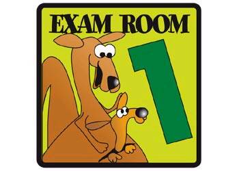 Clinton - Door Sign Room Sign Exam Room 1 - EX 1