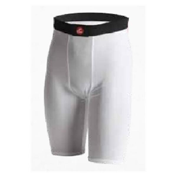 Cramer Products Shorts Compression Knee Length Men White Size 3X-Large Ea - C5WH3X