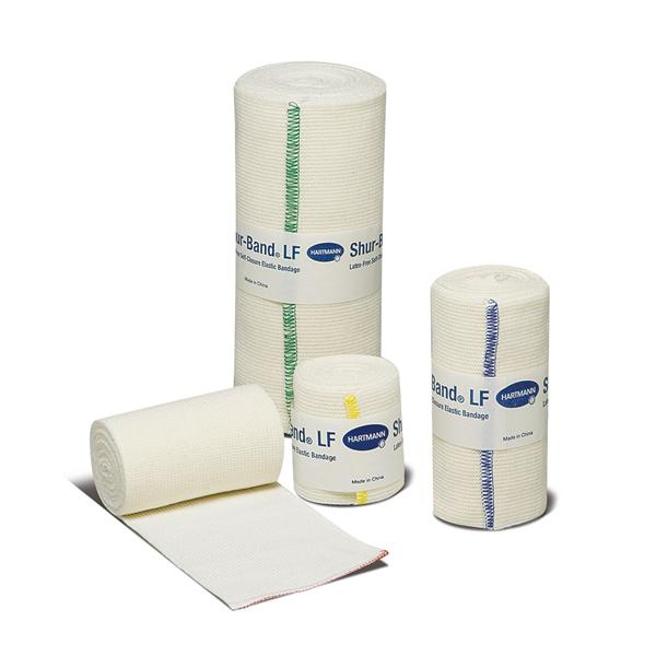 Hartmann USA Bandage Shur-Band 4"X10Yd Stretch Elastic Self Closure Lf Non-Sterile 6/Bx - 59570000