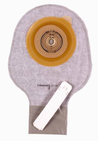 Assura - Urostomy Pouch One-Piece System 8-1/2 Inch Length 1/2 to 1-1/2 Inch Stoma Drainable Flat, Trim to Fit - 8009