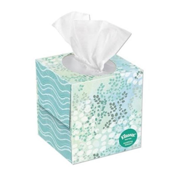 Kimberly Clark Professional Tissue Facial Kleenex Boutique White Upright Box 2 Ply 65/Bx, 27 Bx/Ca - 49974