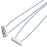 Covidien Pre - Punched Cardiovascular Pledget Firm Size 3 Inch X 7 Inch X 1.5 Inch mm , Teflon, 10 Pledget S / Envelope, - 8886867701