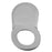 Drive Medical Designs Toilet Seat Replacement For Commode White 16.5" Deep Oversized Oblong Ea - 11160-1