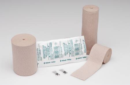 Hartmann Contex LF Elastic Bandage 2 Inch X 5 Yard Standard Compression Clip Detached Closure Tan NonSterile - 54200000
