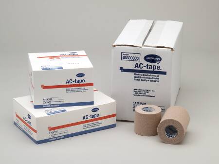 Hartmann AC-tape Elastic Tape Cotton 1 Inch X 5 Yard Tan NonSterile - 64100000