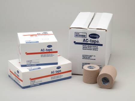 AC-tape - Athletic Tape Mid-Strength Adhesive Cotton 4 Inch X 5 Yard Tan NonSterile - 64400000