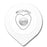 Suretrace - ECG Snap Electrode Monitoring Non-Radiolucent Foam Backing 3 per Pack - 1800-003
