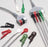 Conmed Cable, ECG 3 Lead Cable, Black, Green, White See Manufacturer List - D8377RA1