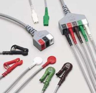 Conmed - Cable, ECG 3 Lead Cable, Black, Red, White See Manufacturer List - D8324II
