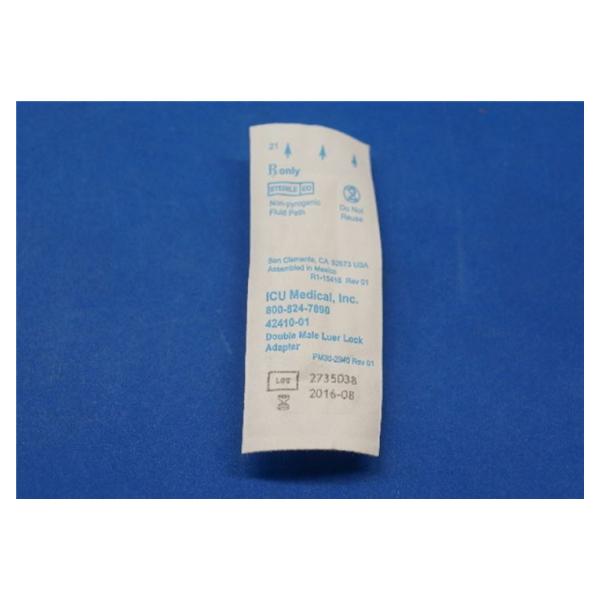 Icu Medical Adapter Male Luer Lock 25/Ca - 42410-01