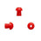 Sanibel Supply Ear Tips Mushroom Adi Red 100/Pk - 8012972