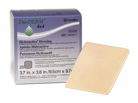 Convatec DuoDERM CGF Hydrocolloid Dressing 8 X 12 Inch Rectangle Sterile - 187644