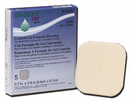 Convatec DuoDERM CGF Hydrocolloid Dressing 6 X 6 Inch Square Sterile - 187661