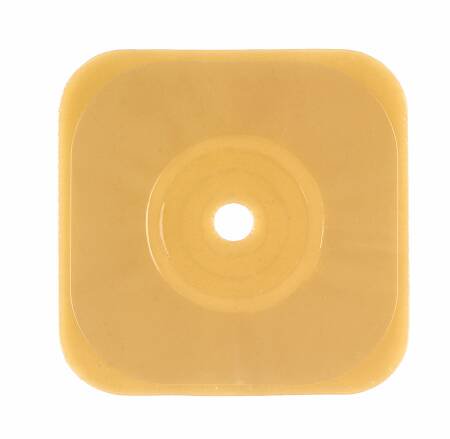 Convatec Esteem synergy Colostomy Barrier Trim to Fit, Standard Wear Stomahesive, Without Tape Medium Flange Universal Hydrocolloid Up to 1-3/8 Inch Stoma 4 X 4 Inch - 405467