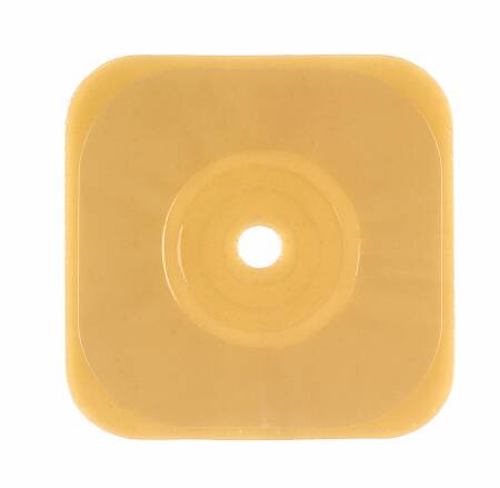 Esteem Synergy - Ostomy Barrier Esteem synergy Trim to Fit, Standard Wear Stomahesive Without Tape Small Flange System Hydrocolloid Up to 1-3/8 Inch Opening 4 X 4 Inch - 405467