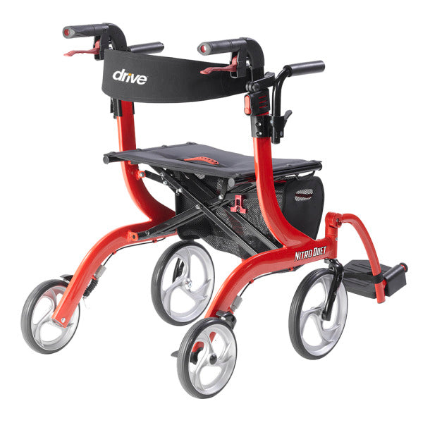 Drive Medical Nitro Duet Rollator and Transport Chair