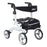 Drive Medical Nitro Aluminum Rollator, Hemi Height, 10" Casters