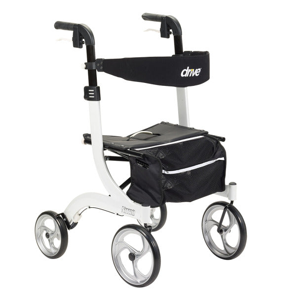 Drive Medical Nitro Aluminum Rollator, 10" Casters
