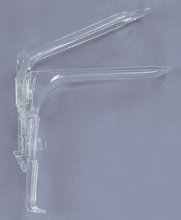 Cooper Surgical Sani-Spec Vaginal Speculum NonSterile Plastic Small Double Blade Duckbill Disposable Without Light Source Capability - 82329