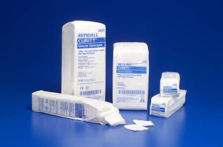 Cardinal Curity USP Type VII Gauze Sponge Cotton 16-Ply 3 X 4 Inch Rectangle NonSterile - 7267