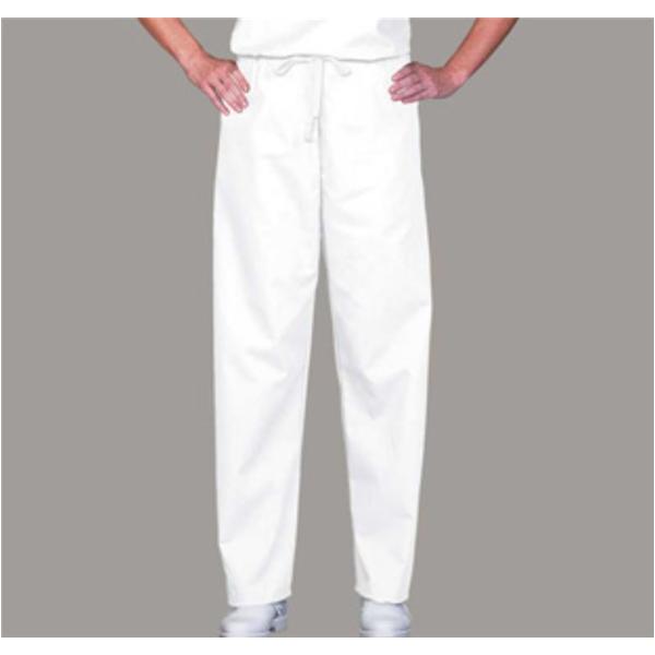 Fashion Seal Scrub Pant 78835 Unisex Small White Ea - 78835-S