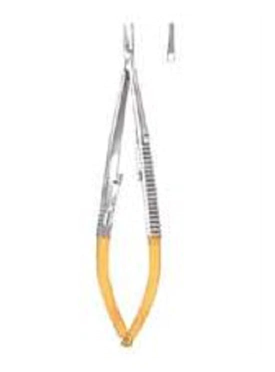 Fine Surgical - Needle Holder 5-1/2 Inch Length Straight Serrated Jaw - 340-407