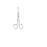 EconoLine - Stitch Scissors Littauer 4-1/2 Inch Length Office Grade Stainless Steel NonSterile Finger Ring Handle Straight Blunt Tip / Blunt Tip - 11-181