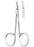Fine Surgical - Suture Scissors Gradle 3-3/4 Inch Length Mid Grade Stainless Steel NonSterile Finger Ring Handle Slightly Curved - GS-19-475