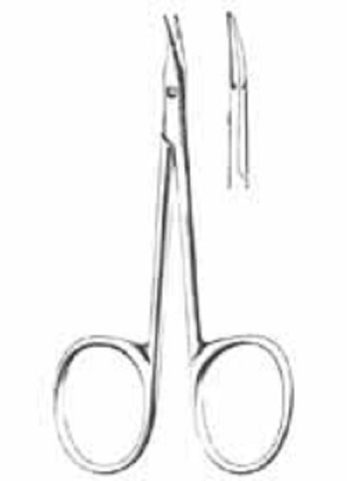 GRADLE Suture Scissors, Slightly Curved