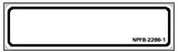 Pro-File - Blank Label Chart Tab White Paper 1-3/8 X 5-3/8 Inch - NPFB-2286-1