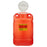 BD - Sharps Container 18 H X 7-1/2 W X 10-1/2 D Inch 5 Gallon Red Base / White Lid Vertical Entry Hinged Snap On Lid - 305491