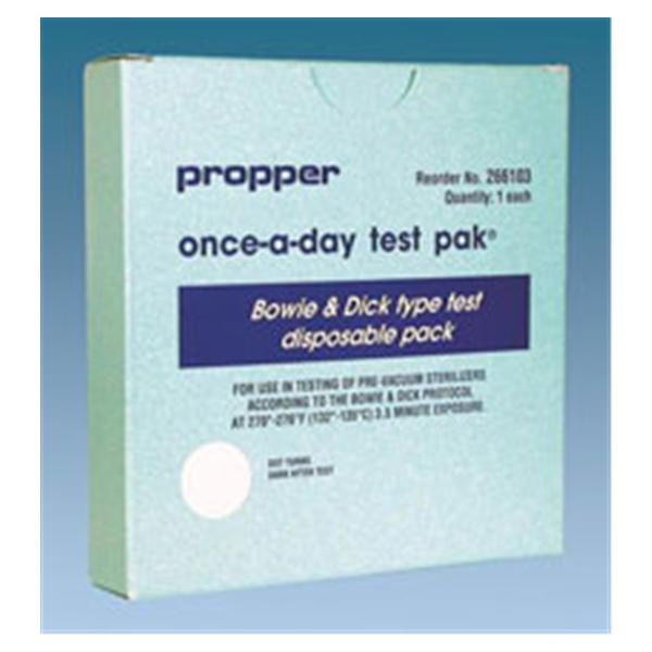 Propper Mfg Co Indicator Bowie Dick Once-A-Day Test Pack 30/Ca - 26610300