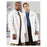 Fashion Seal Lab Coat Staff Length 65% Polyester / 35% Cotton Mens White Size 38 Ea - 490-38