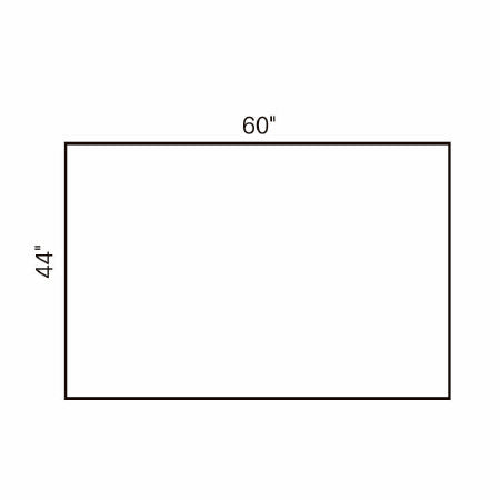O&M Halyard Inc General Purpose Drape Half Drape 60 W X 44 L Inch Sterile - 89101