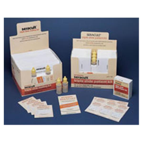Propper Mfg Co Seracult Fob Triple Slide Test Kit W/ 3 Sld/ Aplctr/ 3X15 Dvlpr 100/Bx - 37200300