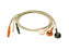 Mindray USA - ECG Lead Wires 3 Saftey Cable Lead, Color Coded Connectors, 18 Inch, Set of Three 2000 Series, 3000, 870 / 871, Passport 3 Leads - 0012-00-0622-01
