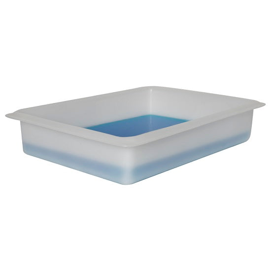 US Plastic Corp. Shallow Tray with Rolled Edge