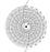Graphic Controls Industrial - 24-Hour Temperature Recording Chart Pressure Sensitive Paper 6-1/4 Inch Diameter Gray Grid - 10587161
