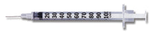 Becton Dickinson BD Insulin Syringe with Needle 1 mL 28 Gauge 1/2 Inch Attached Needle Without Safety - 329410