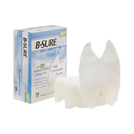 B-Sure - Incontinence Liner Heavy Absorbency One Size Fits Most Adult Unisex Disposable - 14-7031-224