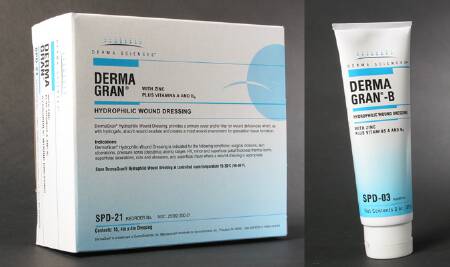 Derma Sciences Dermagran B Impregnated Dressing 4 X 4 Inch Gauze Zinc Nutrient Sterile - SPD21