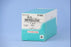 J & J Healthcare Systems Mersilene Suture with Needle Nonabsorbable Uncoated Green Suture Braided Polyester Size 10-0 12 Inch Suture Double-Armed 5.5 mm Length 1/2 Circle Spatula Needle - R756G