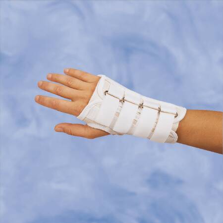 Deroyal Wrist / Forearm Splint  Foam Left Hand Tan Medium - 5059-07