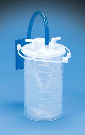 Deroyal Suction Canister Liner Reliaflex 1800 Ml Press On Lid - 71-9201