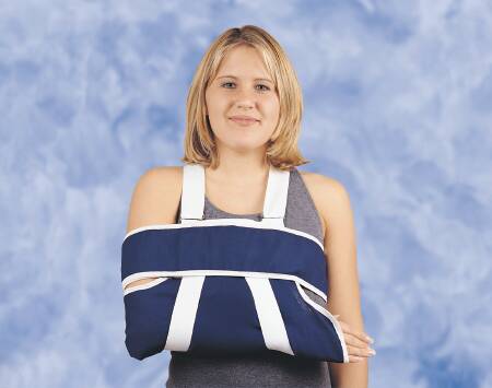 Deroyal Shoulder Immobilizer  One Size Fits Most Foam Left Or Right Arm - 9020-02