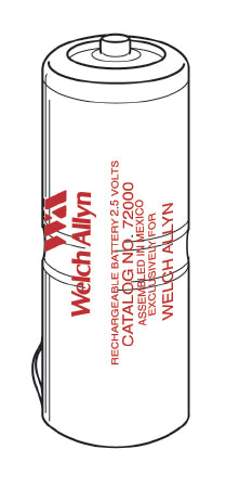 Welch Allyn Welch Allyn NiCd Battery 2.5V Rechargeable - 72000