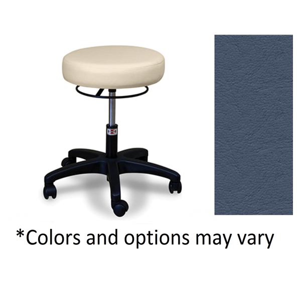 Hausmann Industries Stool Exam Economy Slate Blue 2" Casters 5 Leg Ea - 2157-706