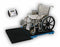 Detecto Scale Detecto Wheelchair Ramp Scale Digital Display 1000 lbs. / 474 kg Black / Blue Battery Operated - FHD-133-II